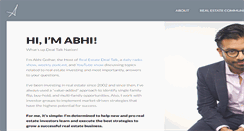 Desktop Screenshot of abhigolhar.com